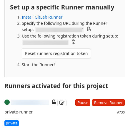 private-gitlab-runner